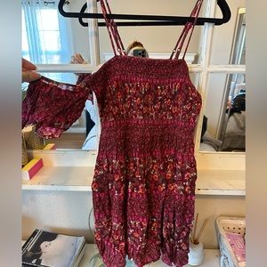 Off the shoulder floral dress